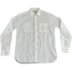 Guideboat Co “Ply The Waters” Mens Large Button Up Shirt White Long Sleeve